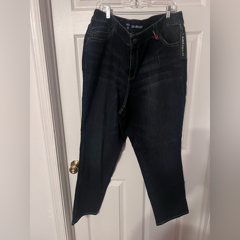 Lane Bryant Dark Wash Skinny Jeans for Men